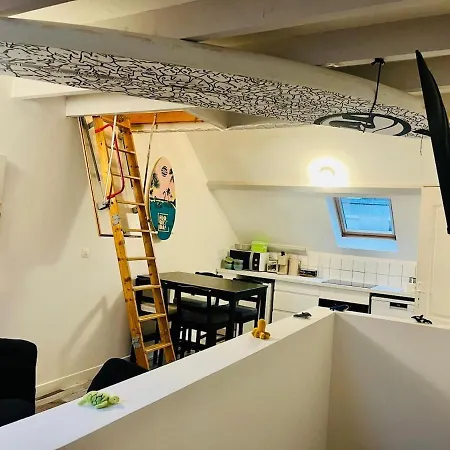 Brice - 4 Pers Avec Mezzanine Au Coeur De Berck-plage Appartamento Berck