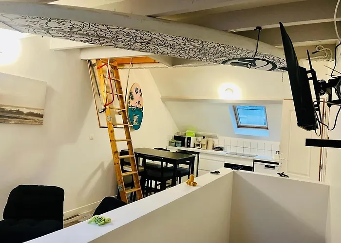 Brice - 4 Pers Avec Mezzanine Au Coeur De Berck-plage Appartamento Berck